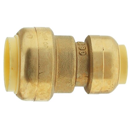 Boshart 0.75 x 0.5 in. Push Fittings Coupling Brass PENL-PFC0705